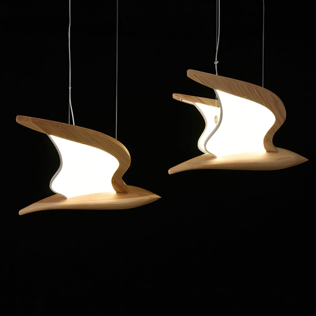 Modern Warbler Chandelier – Ambient Illumination in Luxury Interior Setting View 12