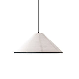 Washi Paper Pyramid Curated Washi Paper Pendant – Dia 50cm x H 28cm  ∅ 19.7 x H 11 finish configuration #1