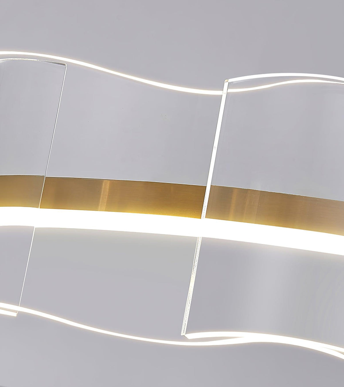 Water Wave Glass Curated Mouth-Blown Frosted Gla – unlit natural material contrast