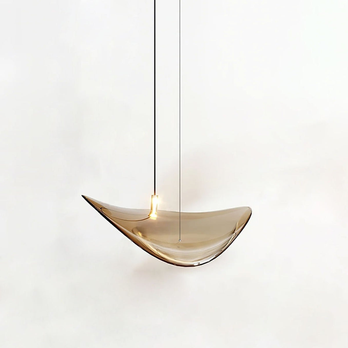 Wave Floating Leaf Chandelier – Ambient Illumination in Luxury Interior Setting View 16