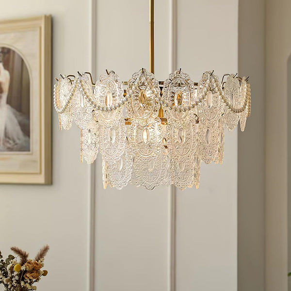 Wave Pearl Curated Mouth-Blown Frosted Glass Cha
