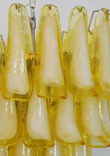 Wave Yellow Glass Curated Mouth-Blown Frosted Gl – architectural ceiling profile