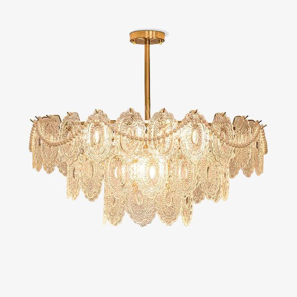 Wave Pearl Curated Mouth-Blown Frosted Glass Cha