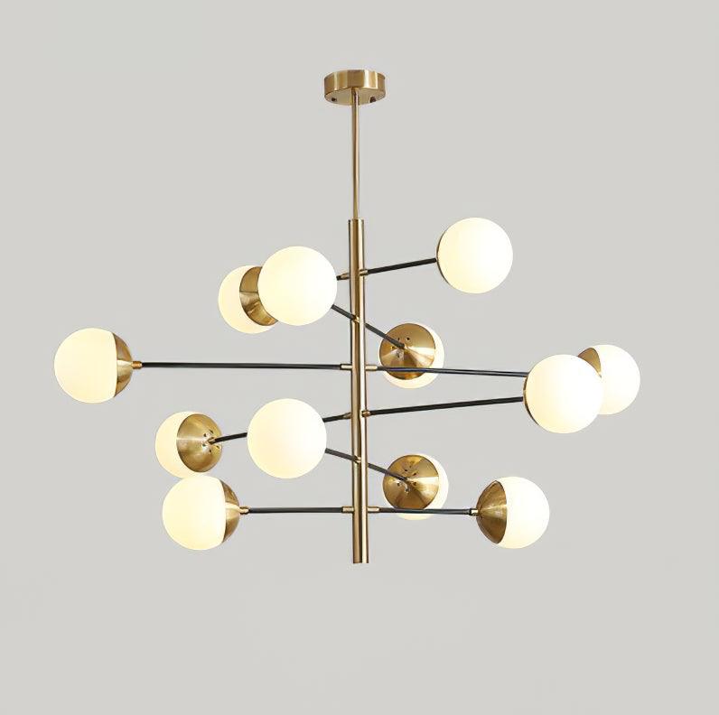 Modern Waverly Chandelier – Ambient Illumination in Luxury Interior Setting View 12