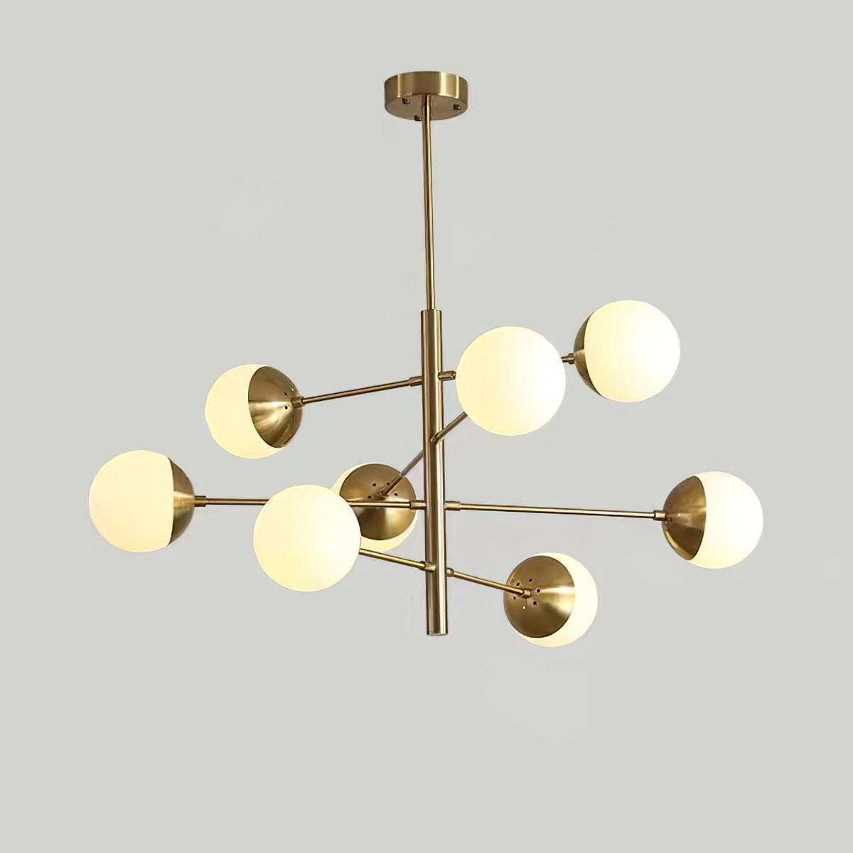 Modern Waverly Chandelier – Ambient Illumination in Luxury Interior Setting View 14