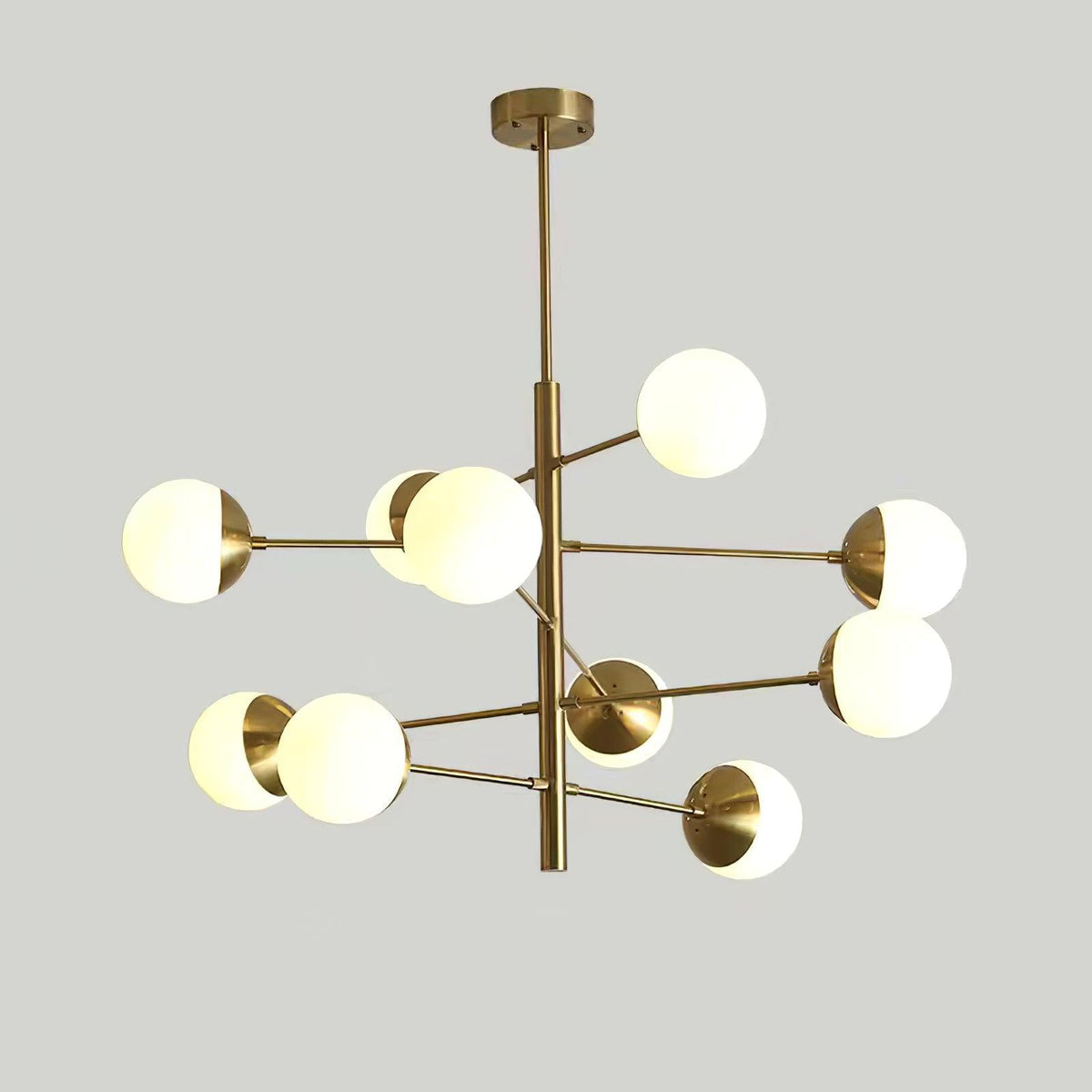 Modern Waverly Chandelier – Ambient Illumination in Luxury Interior Setting View 15