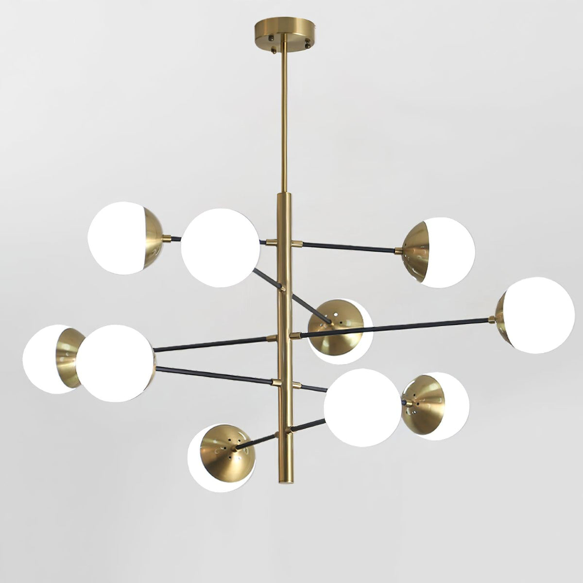 Modern Waverly Chandelier – Ambient Illumination in Luxury Interior Setting View 6