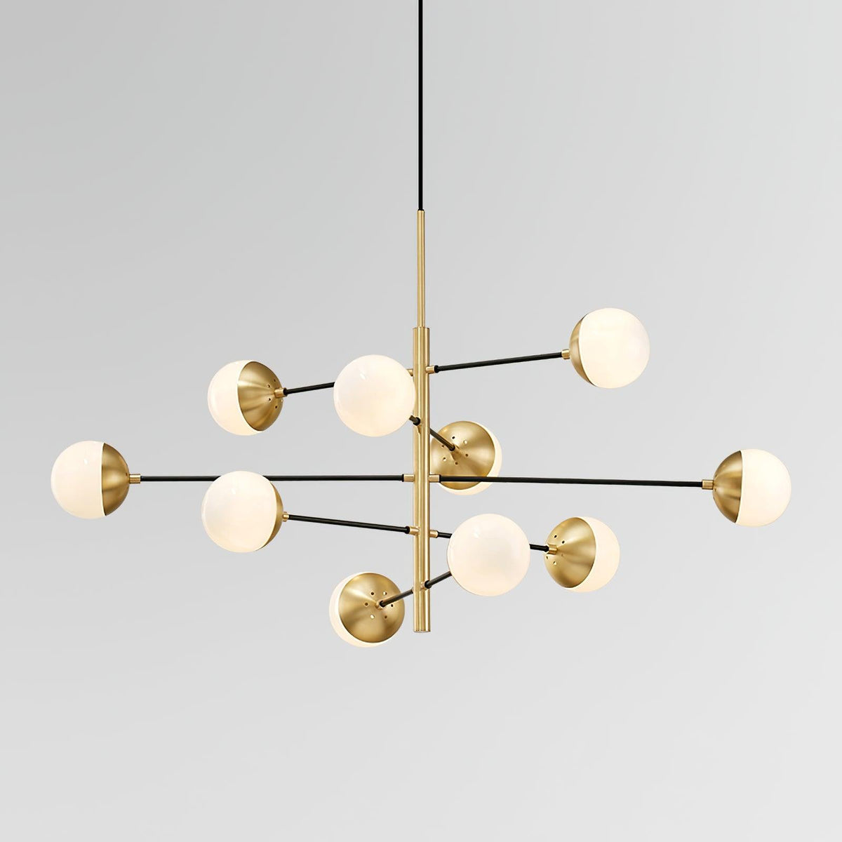 Modern Waverly Chandelier – Ambient Illumination in Luxury Interior Setting View 7