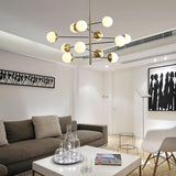 Modern Waverly Chandelier – Ambient Illumination in Luxury Interior Setting View 9