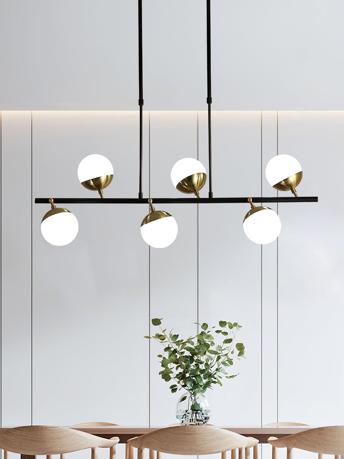 Waverly Restaurant Curated Mouth-Blown Frosted G – dimensional scale reference