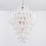 Petala Amber Art Glass Chandelier – structural canopy joint detail