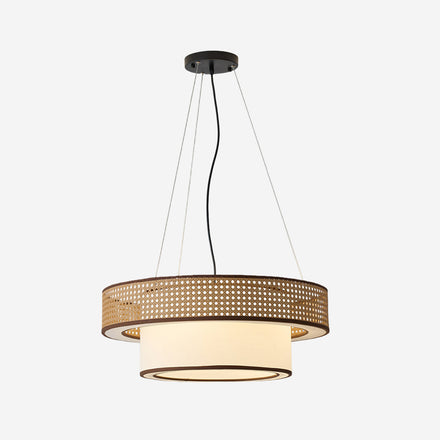 Wicker Modern Chandelier