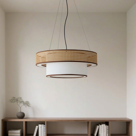 Wicker Modern Chandelier