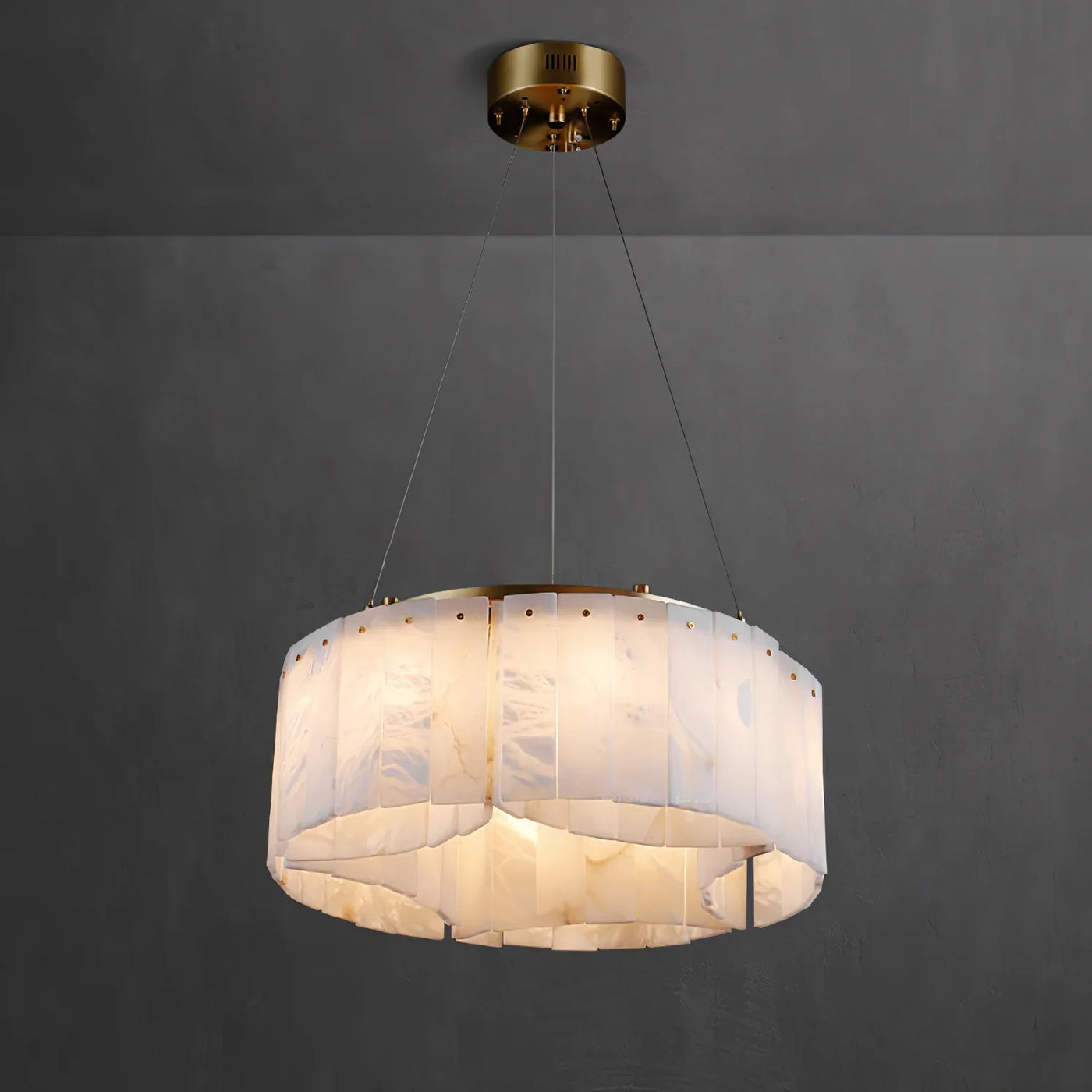 Spanish Alabaster Chandelier View 13 | Willamette Alabaster Chandelier | JINSHE | JINSHE