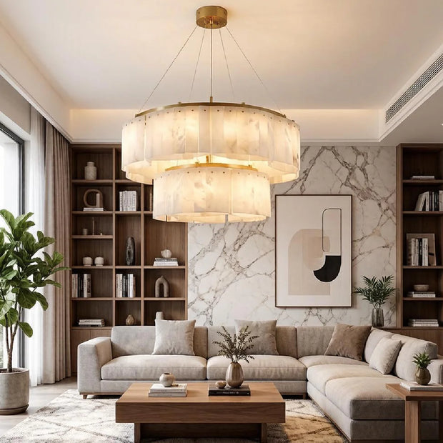 Willamette Alabaster Chandelier | JINSHE
