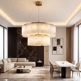 Spanish Alabaster Chandelier View 3 | Willamette Alabaster Chandelier | JINSHE | JINSHE