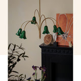 Willow Belle Curated Mouth-Blown Frosted Glass C – spatial dining room perspective