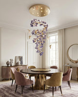 Wistera Curated Hand-Thrown Ceramic Chandelier – architectural ceiling profile