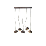 Wood Pumpkin Cluster Chandelier – Ambient Illumination in Luxury Interior Setting View 17