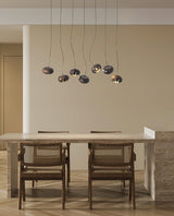 Wood Pumpkin Cluster Chandelier – Ambient Illumination in Luxury Interior Setting View 10