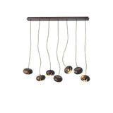 Wood Pumpkin Cluster Chandelier – Ambient Illumination in Luxury Interior Setting View 19