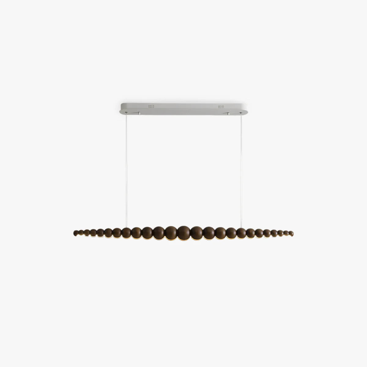 Black Walnut Chandelier | line Orb Black Walnut Chandelier | The Black Walnut Gallery | JINSHE | JINSHE