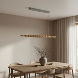 Black Walnut Chandelier View 2 | line Orb Black Walnut Chandelier | The Black Walnut Gallery | JINSHE | JINSHE