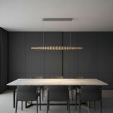 Black Walnut Chandelier View 9 | line Orb Black Walnut Chandelier | The Black Walnut Gallery | JINSHE | JINSHE