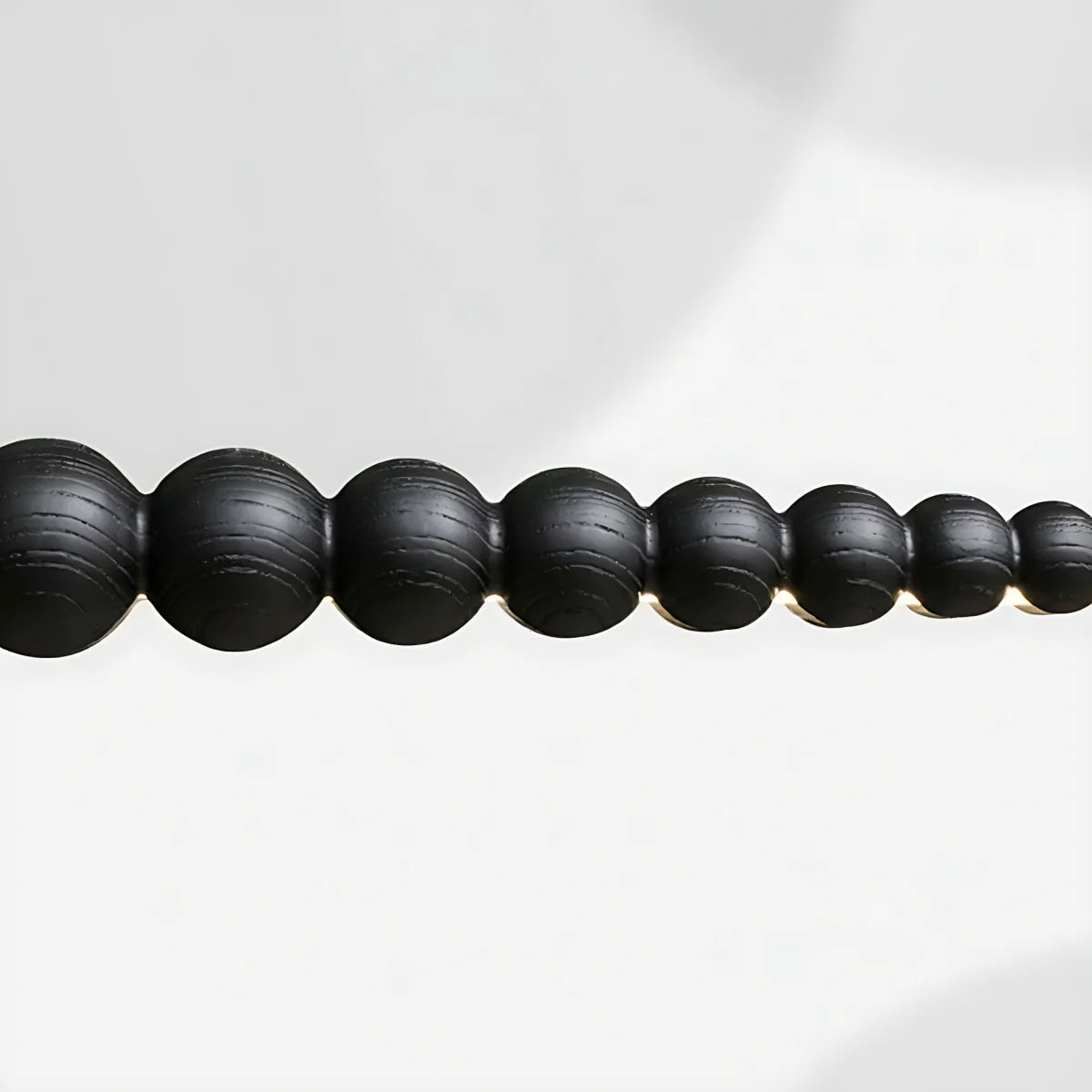 Black Walnut Chandelier View 12 | line Orb Black Walnut Chandelier | The Black Walnut Gallery | JINSHE | JINSHE