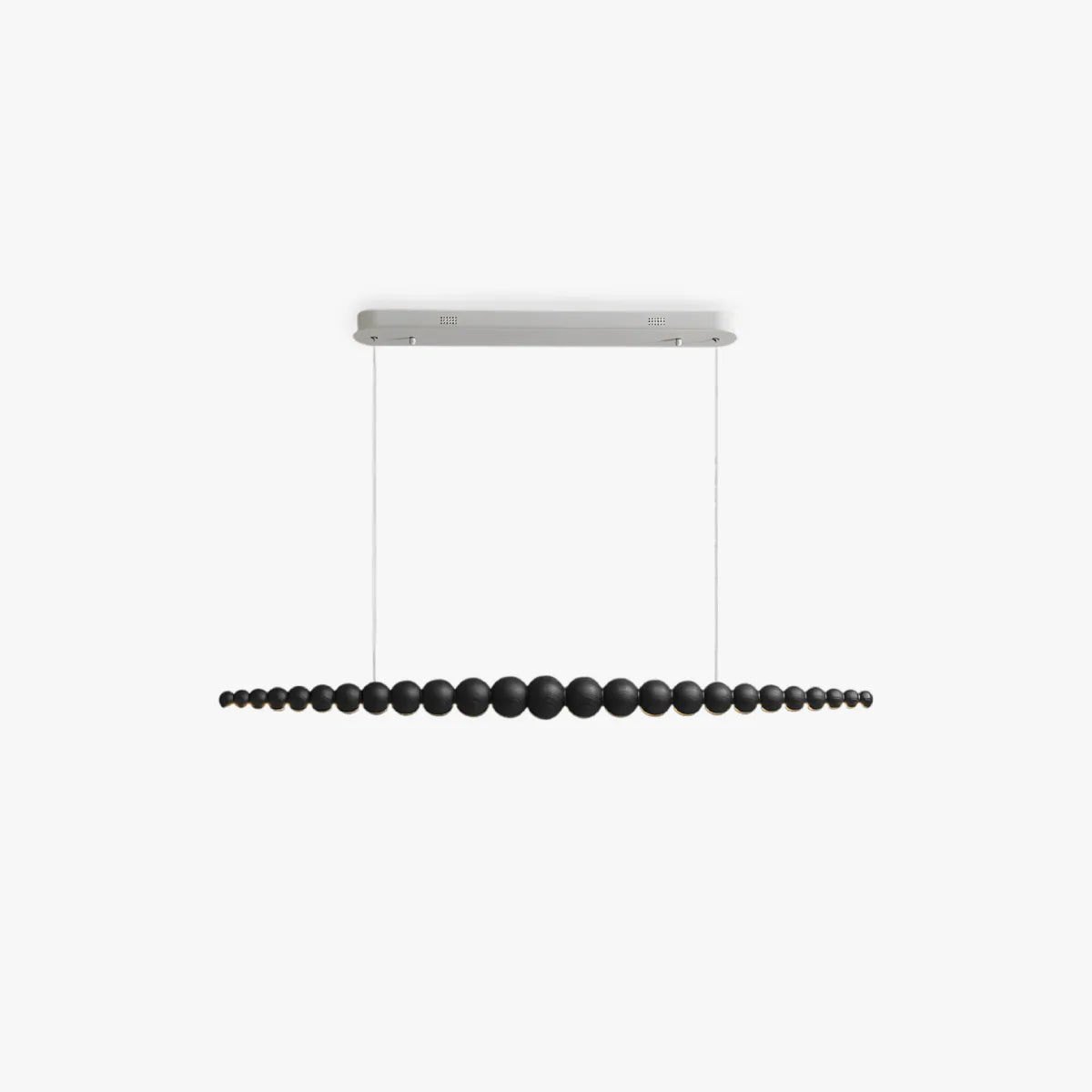 Black Walnut Chandelier View 14 | line Orb Black Walnut Chandelier | The Black Walnut Gallery | JINSHE | JINSHE