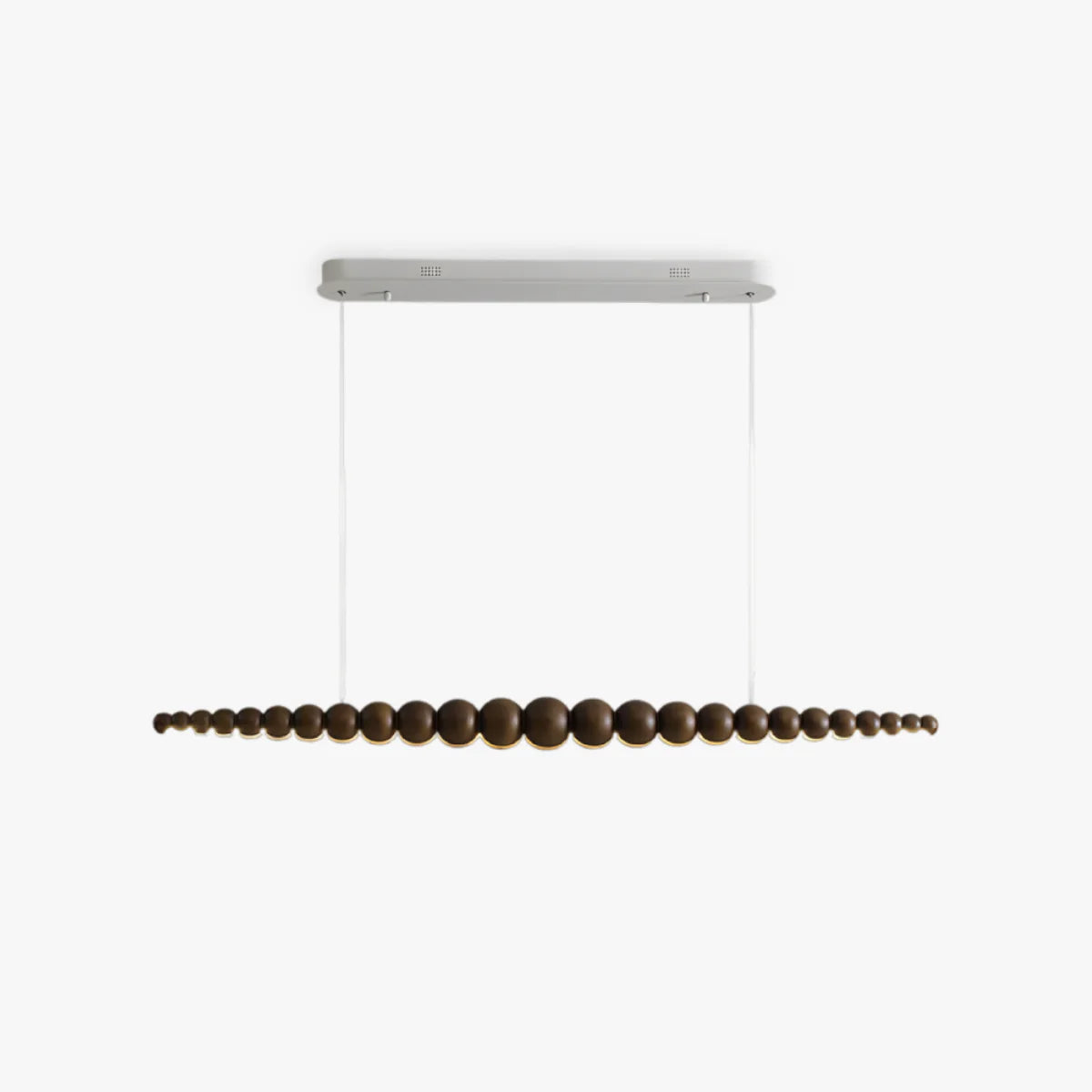 Black Walnut Chandelier View 15 | line Orb Black Walnut Chandelier | The Black Walnut Gallery | JINSHE | JINSHE