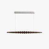 Black Walnut Chandelier View 15 | line Orb Black Walnut Chandelier | The Black Walnut Gallery | JINSHE | JINSHE