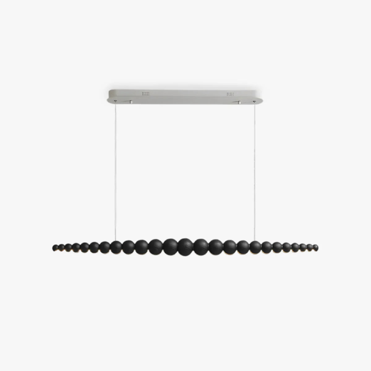 Black Walnut Chandelier View 17 | line Orb Black Walnut Chandelier | The Black Walnut Gallery | JINSHE | JINSHE