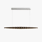 Black Walnut Chandelier View 18 | line Orb Black Walnut Chandelier | The Black Walnut Gallery | JINSHE | JINSHE