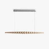 Black Walnut Chandelier View 19 | line Orb Black Walnut Chandelier | The Black Walnut Gallery | JINSHE | JINSHE