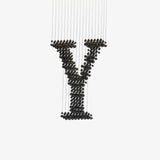 Charcoal Sculptural Chandelier (Model Y) - Angle 1