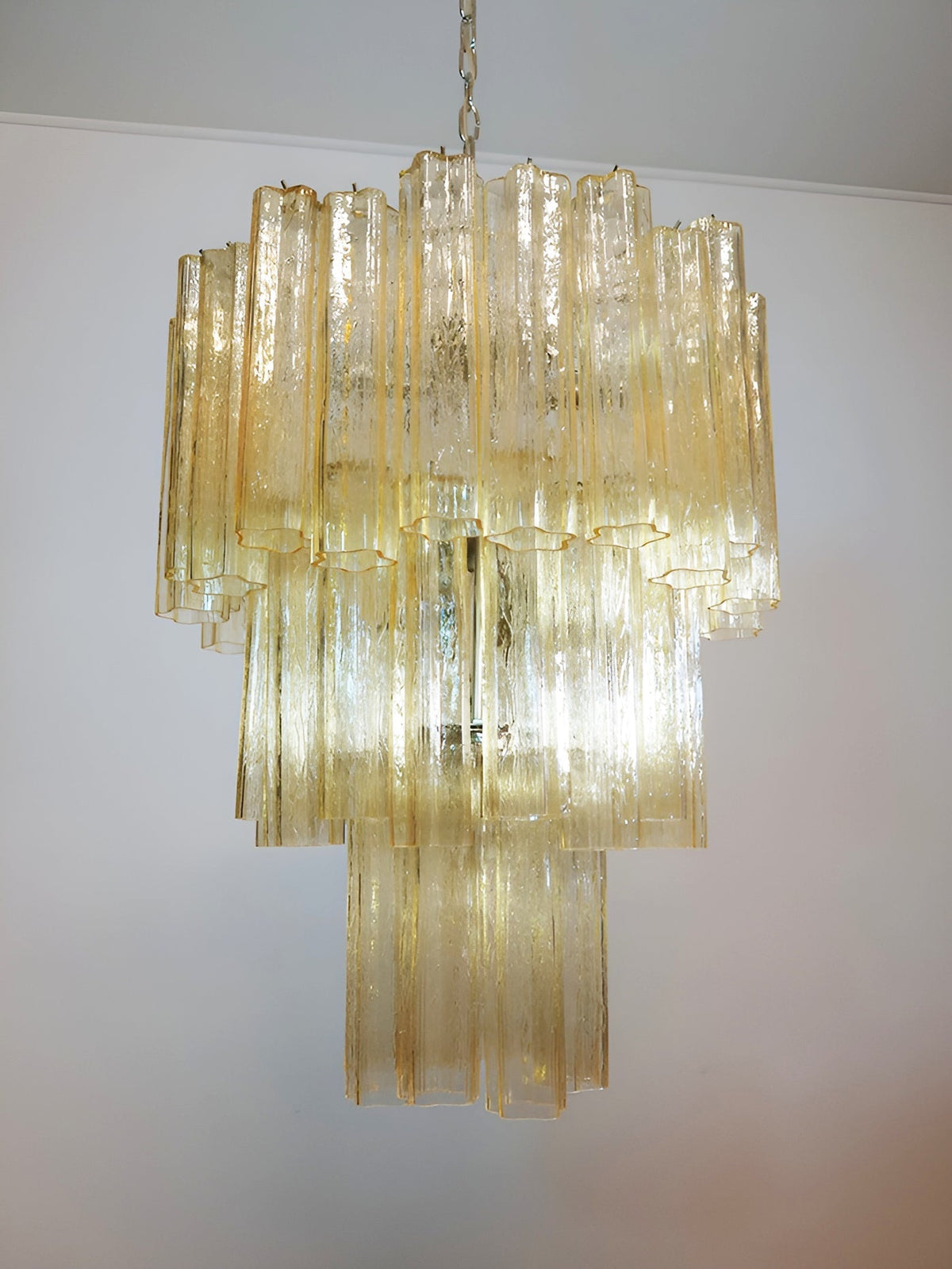 Yellow Glass Tube Curated Mouth-Blown Frosted Gl – architectural ceiling profile