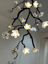 Large Long Branch Flower Chandelier – Ambient Illumination in Luxury Interior Setting View 14