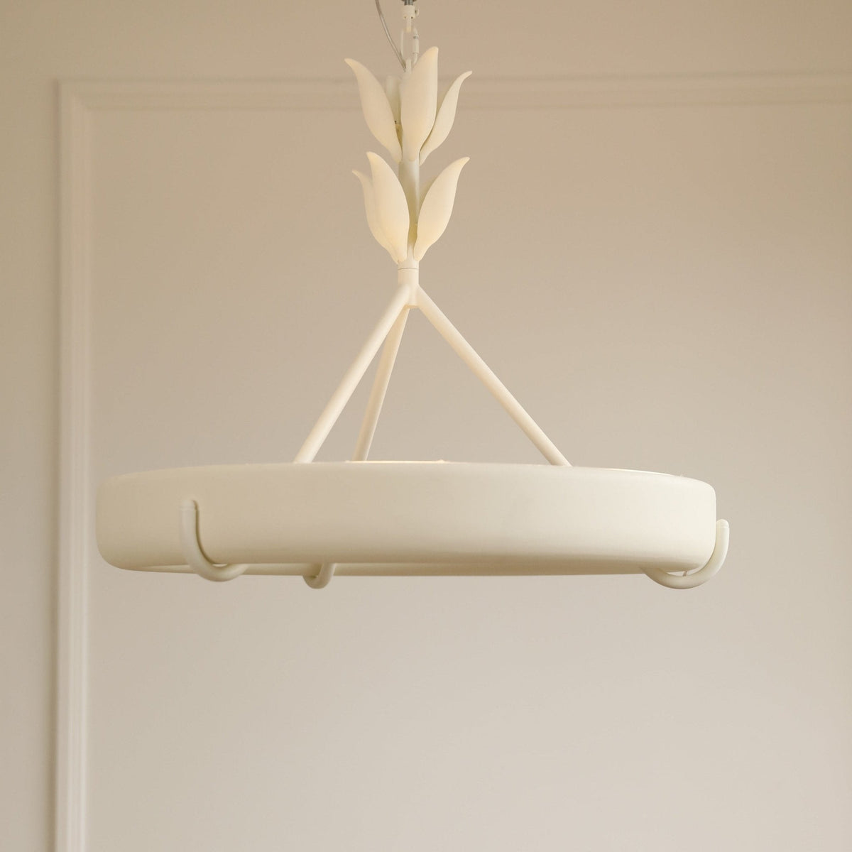 Tinsley Plaster Chandelier – Ambient Illumination in Luxury Interior Setting View 7