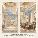 The Flying Surge Led Chandelier – Ambient Illumination in Luxury Interior Setting View 16
