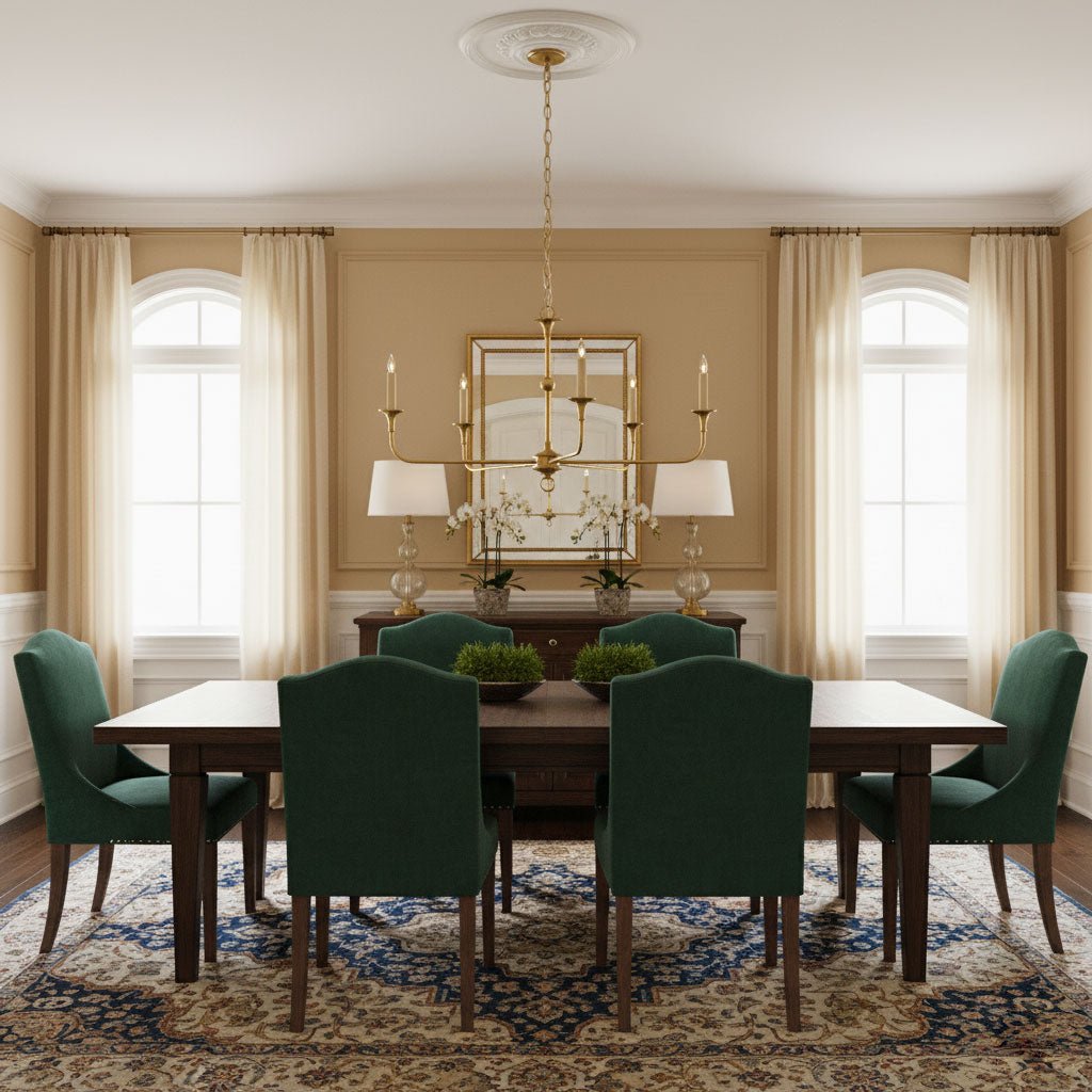Elara Candle Curated Solid Brass Chandelier – macro detail view