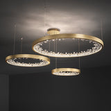 Luxury Circle Crystal Curated K9 Bohemian Crysta – 2- rings ∅ 31.5 x H 23.6 finish configuration